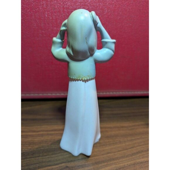 Vintage 1965 Avon Pink & Pretty Cologne Bottle Blue & White Young Girl (Empty) - Picture 2 of 5